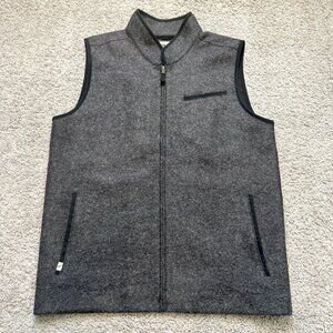 Ritter Mens Alpaca Merino Wool Vest Peru Charcoal Gray Size Large